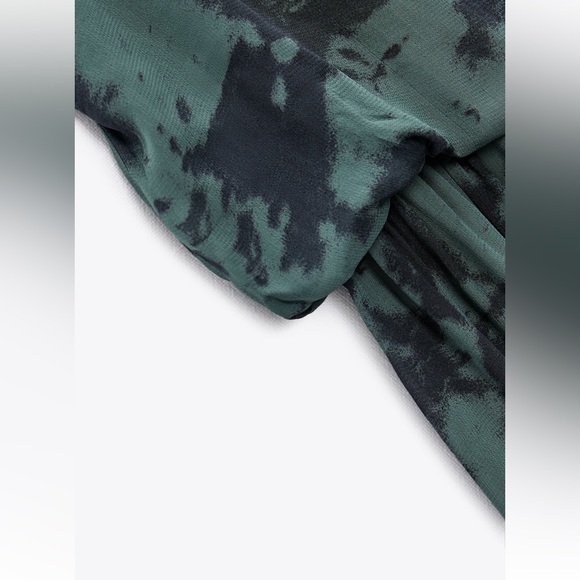 ZARA PRINTED MIDI DRESS - Picture 7 of 10